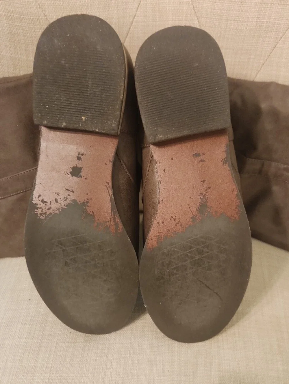 Rampage Taupe Over-the-Knee Slouch Boots